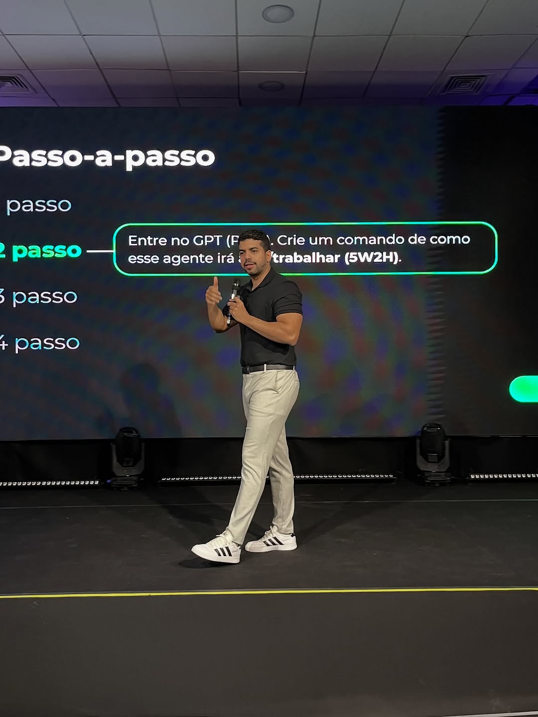 Vanbasthen em evento